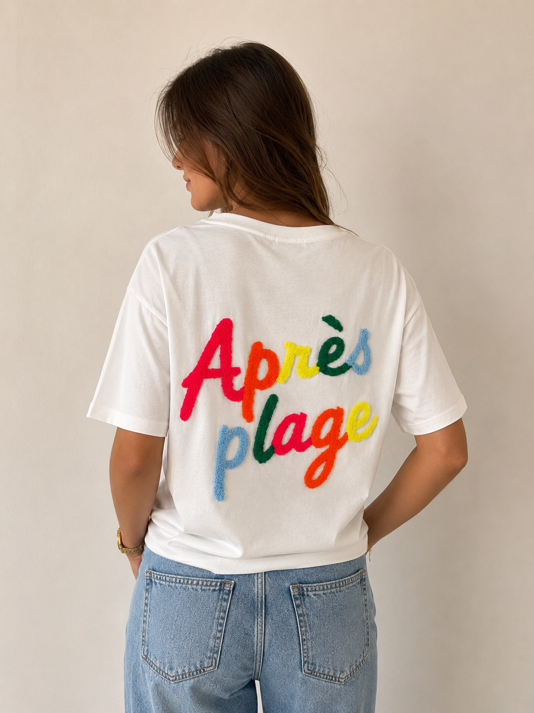Off-White T-shirt Après Plage