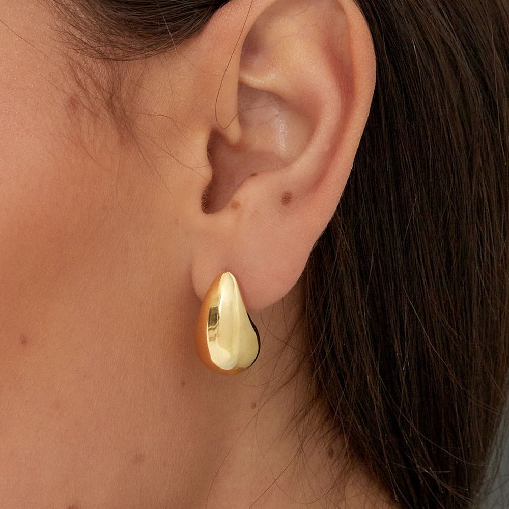 Oorbellen drops extra small - Zilver oorbellen