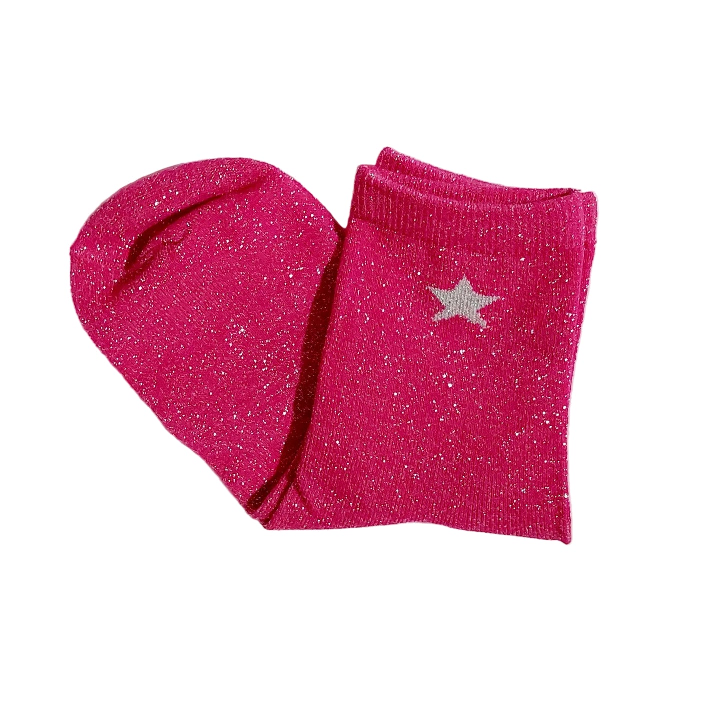 Sokken star - Fuchsia sokken