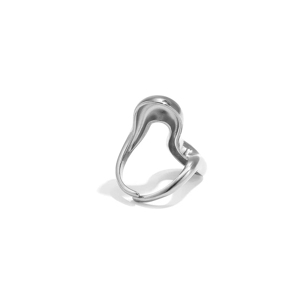 Ring Wave Zilver Ring