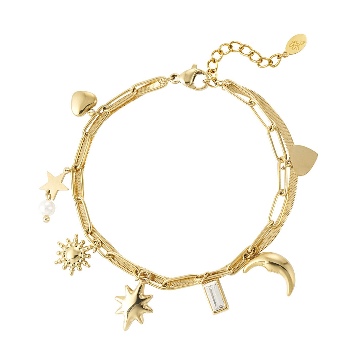 Armband Day & Night - Goud Armband