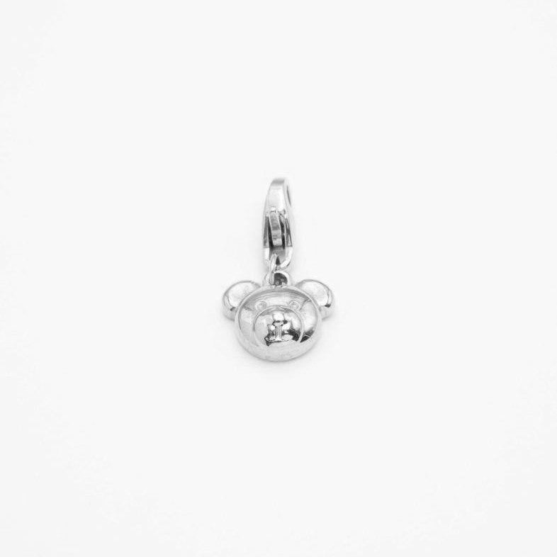 Bedel beertje - Zilver Bedels