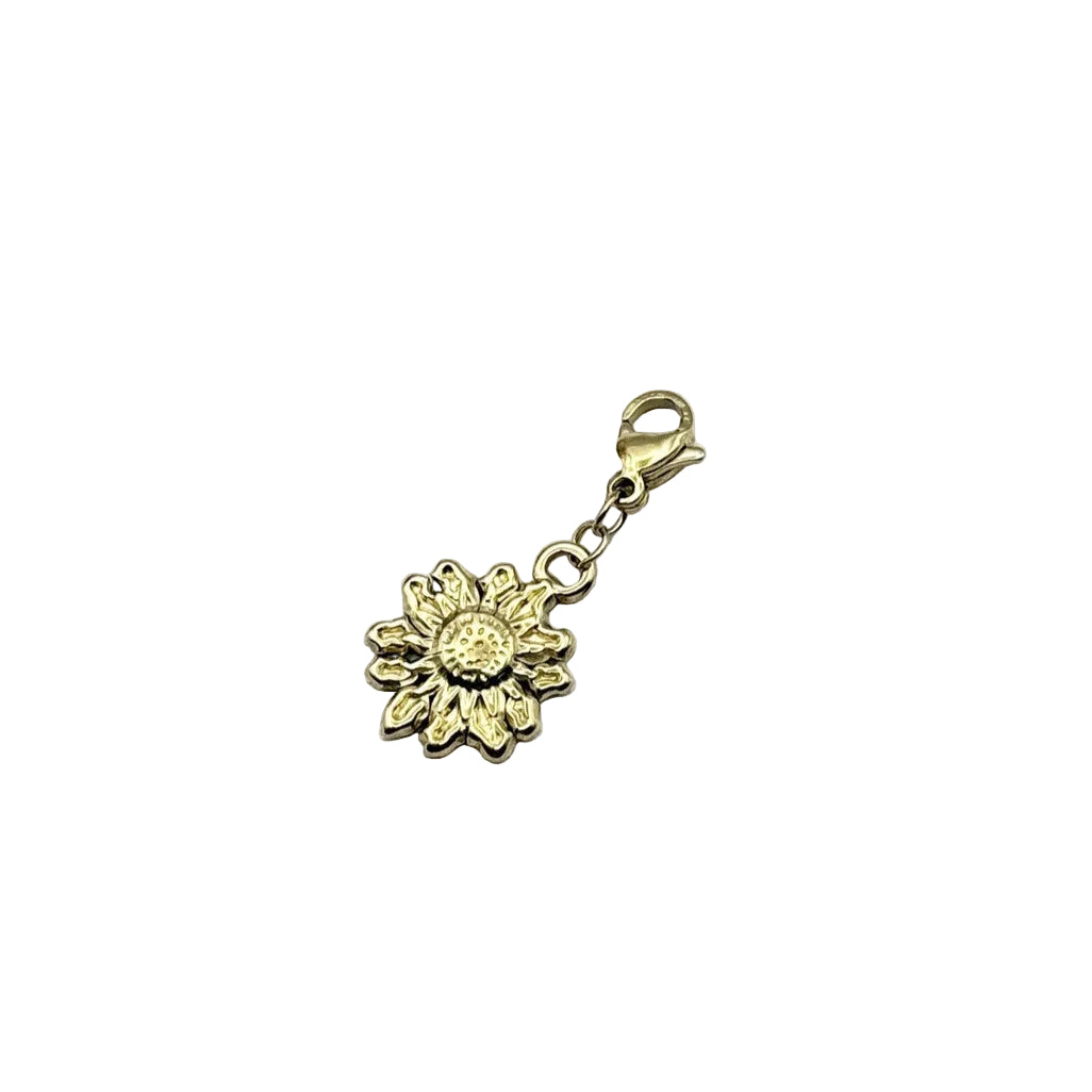 Bedel kleine zonnebloem - Goud Bedels