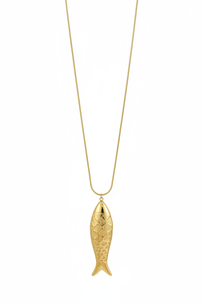 Vis ketting - goud ketting