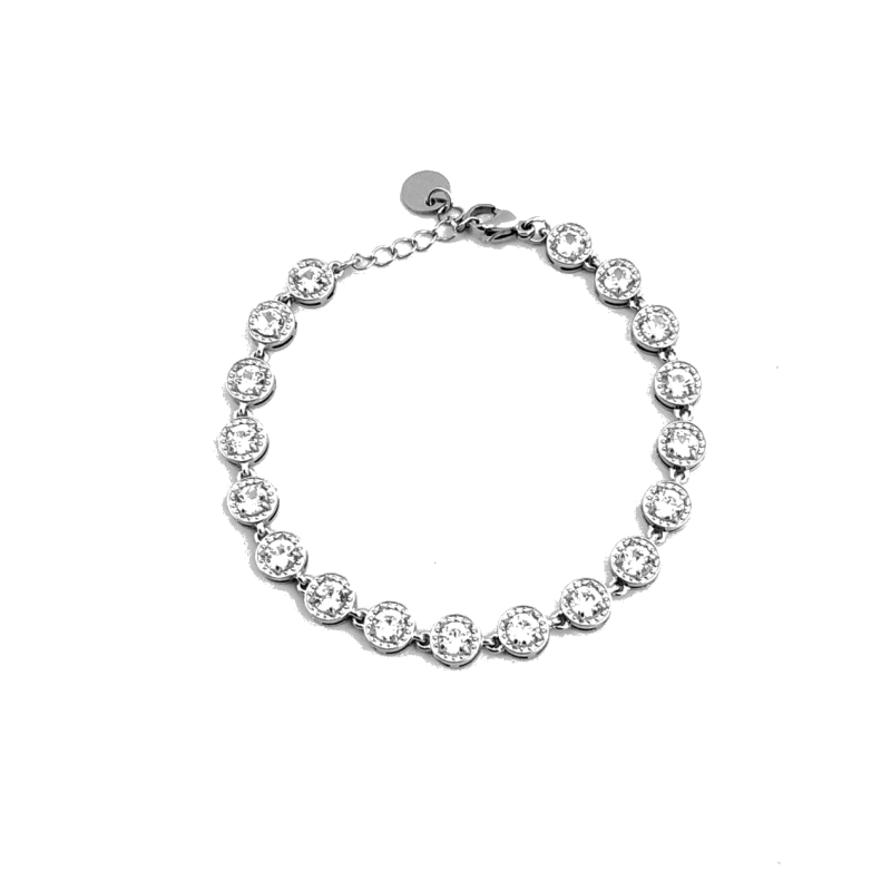 Armband glamour strass - Zilver armband
