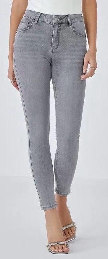 Jeans skinny - Lichtgrijs broeken