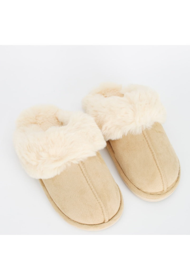 Slippers - Beige schoenen