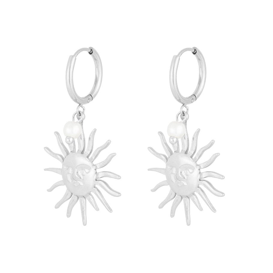 Oorbellen Sunshine - Zilver oorbellen