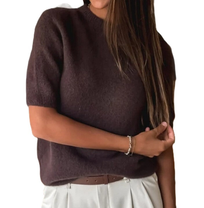 Sweater korte mouw - Chocolat Sweaters