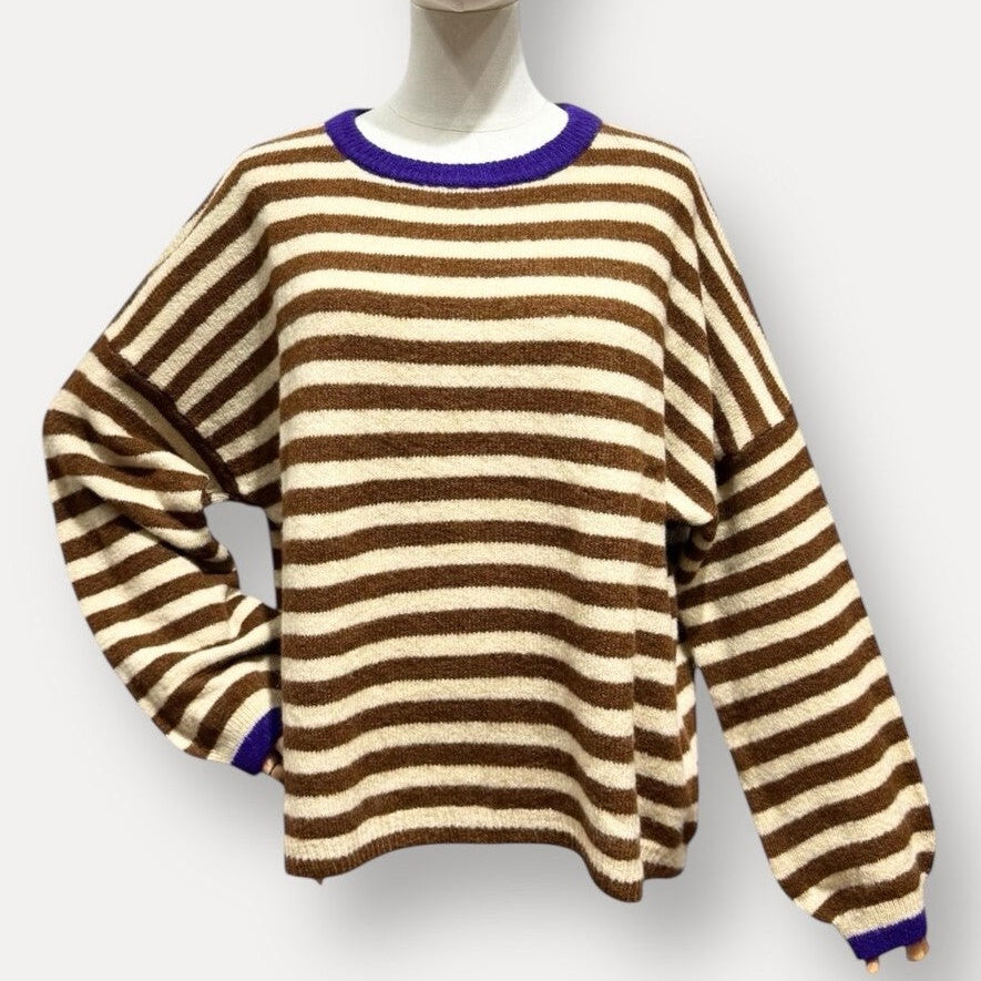 Striped sweater - Chocolat Sweaters