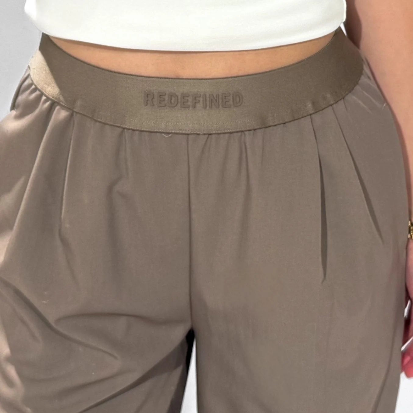 Comfy Broek Redefined - Taupe Broeken