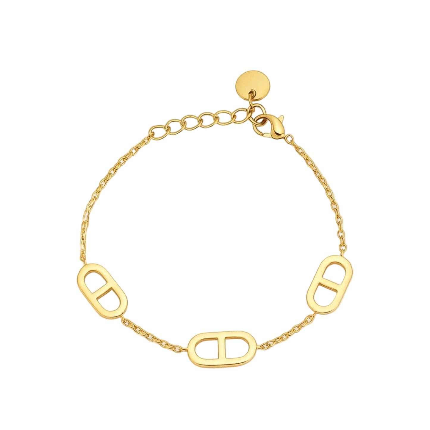 Armband DD fijn - Goud Armbanden