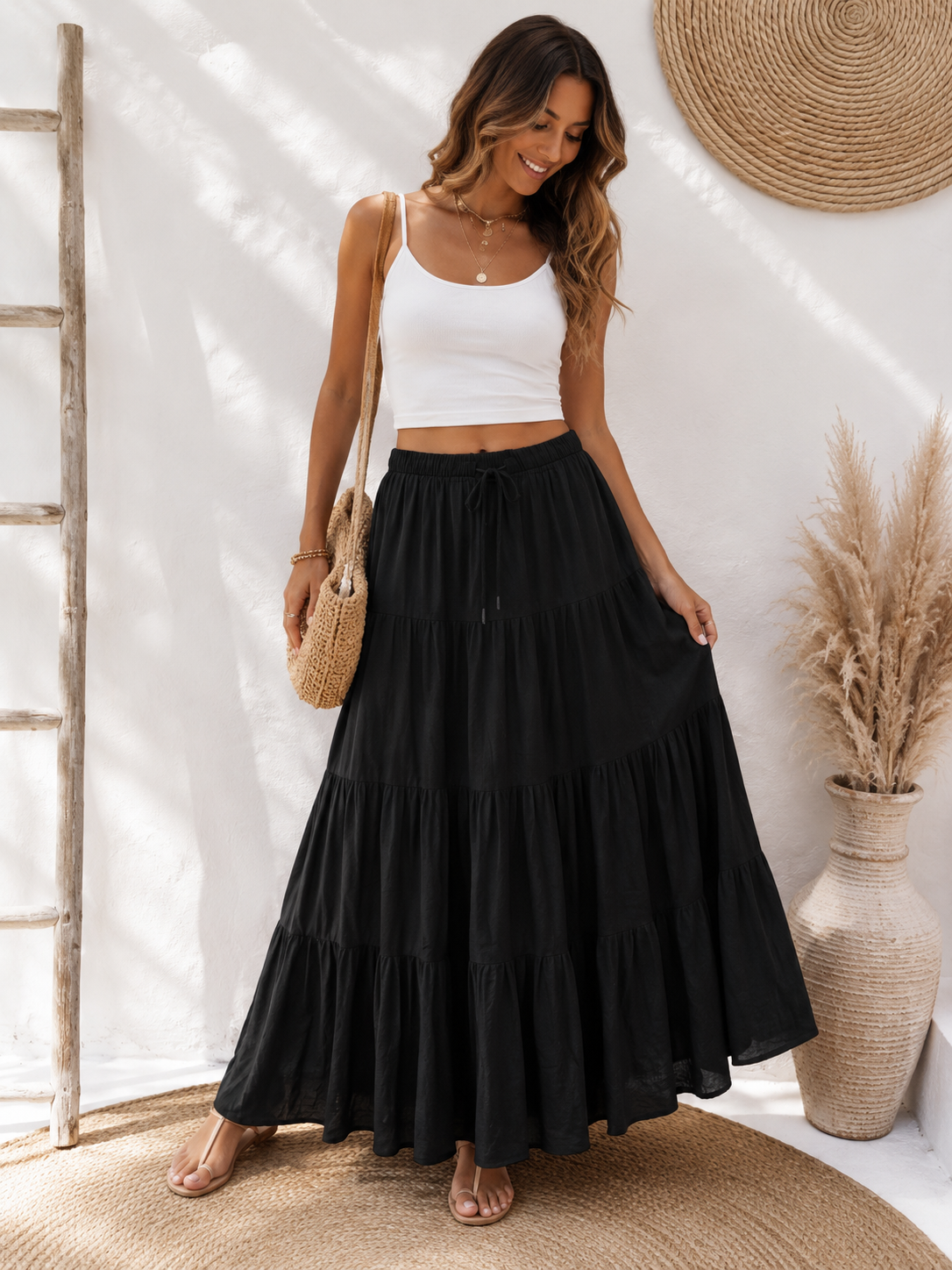 Maxi Rok - Zwart rokken