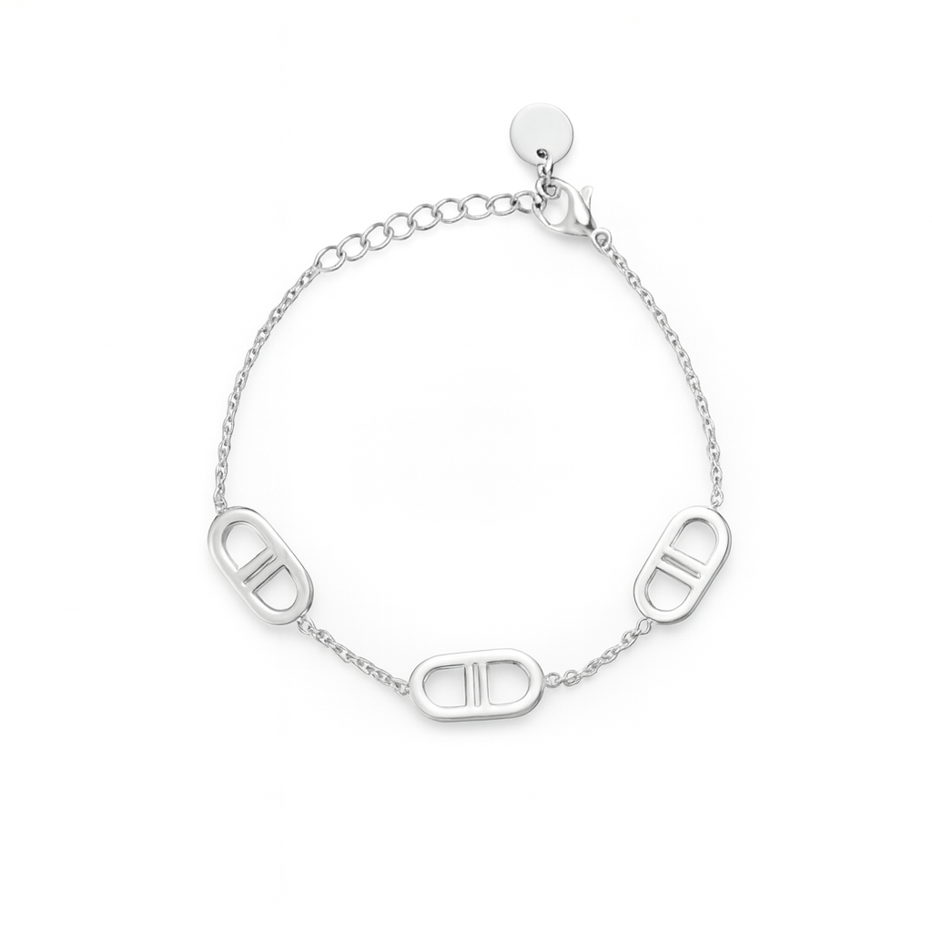 Armband DD fijn - Zilver Armbanden