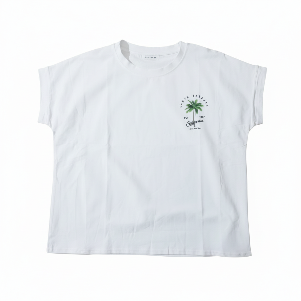 Santa Barbara California Printed T-shirt Top