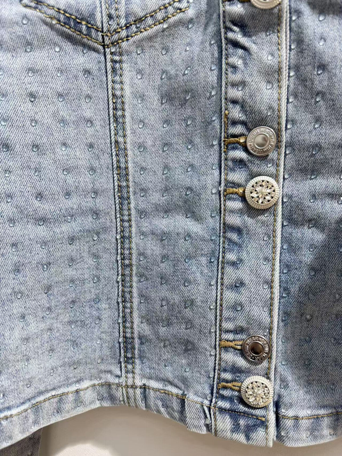 Jeans Jas Strass – Blauw Jassen