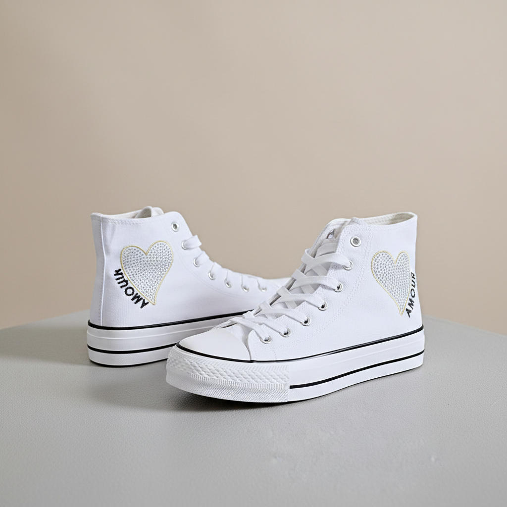 Hoge Sneakers - Wit schoenen