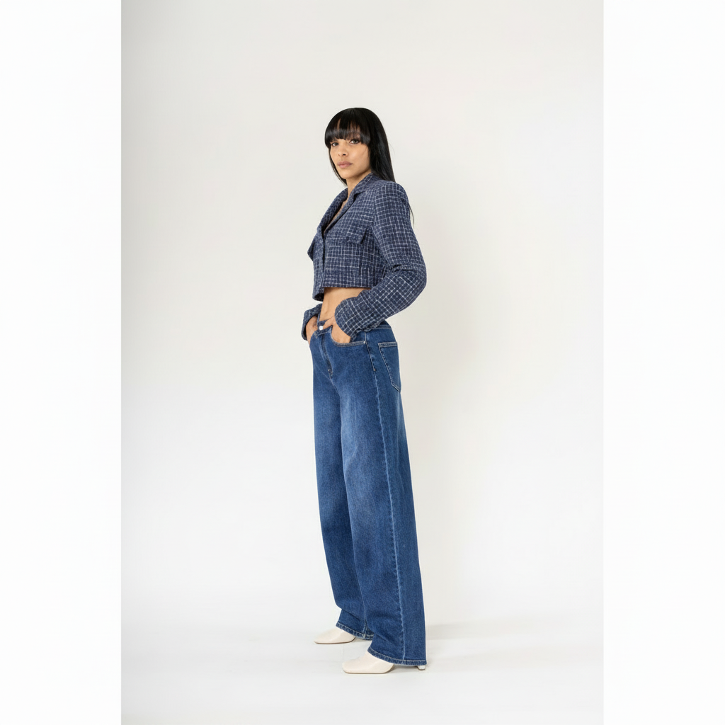 Balloon jeans - Donkerblauw broeken