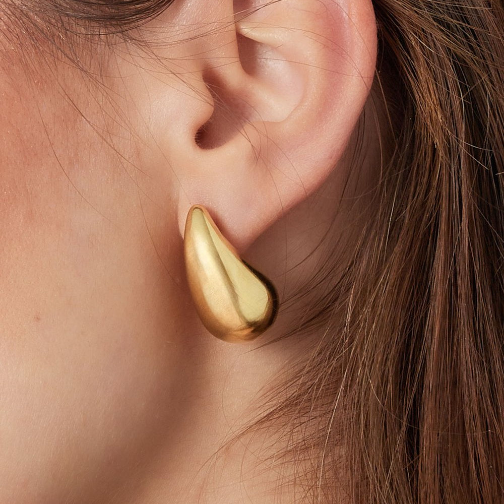 Oorbellen druppel small - Zilver oorbellen