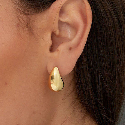 Oorbellen drops extra small - Zilver oorbellen