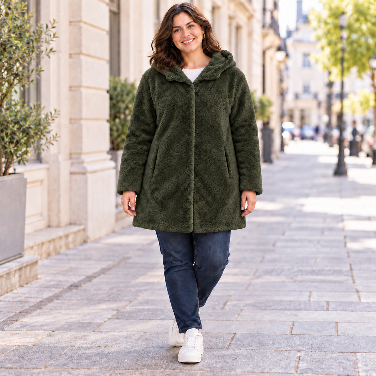 Parka Reversible - Kaki