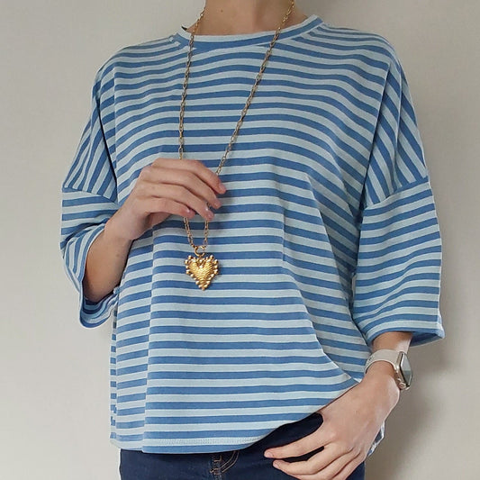 Striped Shirt - Blauw top
