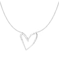 Ketting Big Heart - Zilver ketting