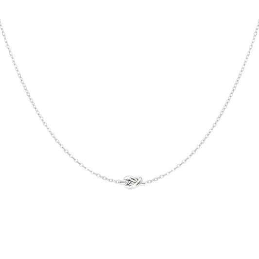 Ketting knotted - Zilver Ketting