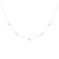 Ketting strikjes - Zilver Ketting