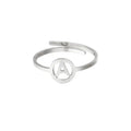 Initiaal Ring Zilver A Ringen