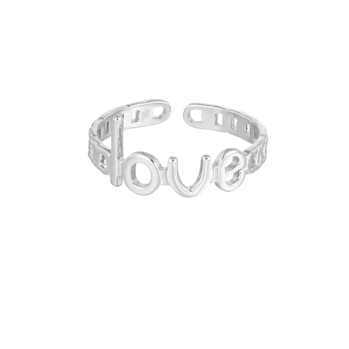 Ring LOVE Zilver Ring