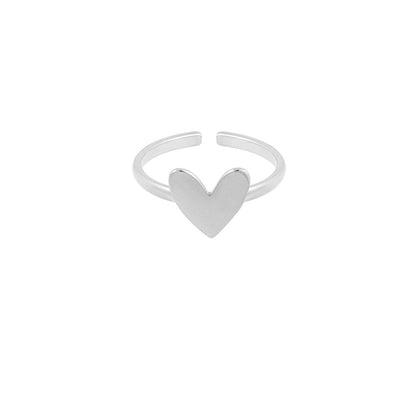 Ring klein hart - Zilver ring