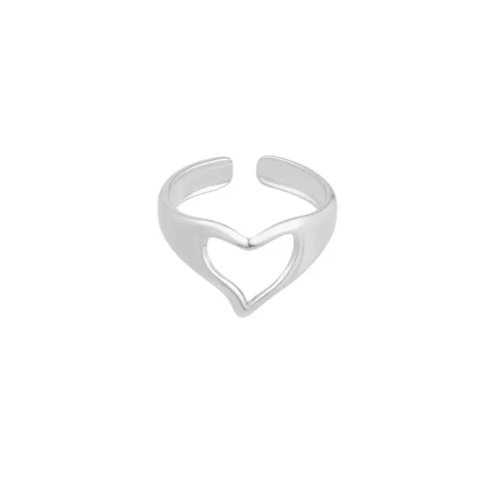 Ring Love Hands Zilver Ring