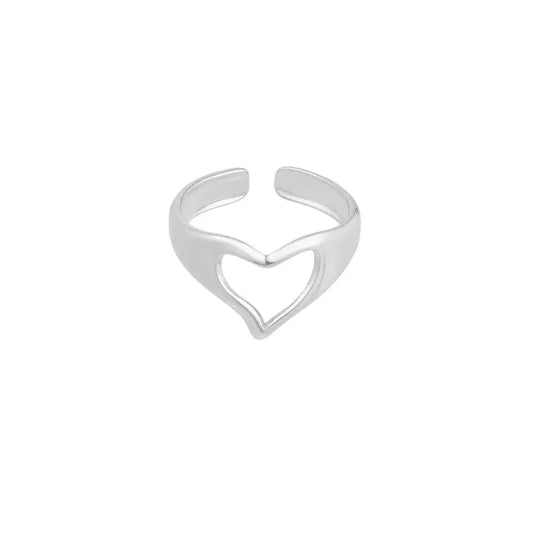 Ring Love Hands Zilver Ring