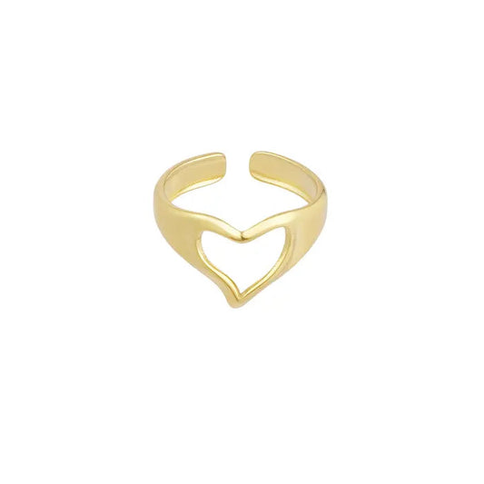 Ring Love Hands Goud Ring