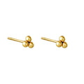 Oorbellen Triple Bols - Goud Oorbellen