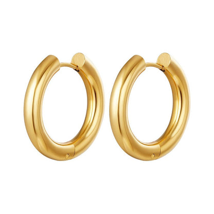 Oorbellen hoops - Goud oorbellen