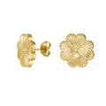 Oorbellen Bloem Goud oorbellen