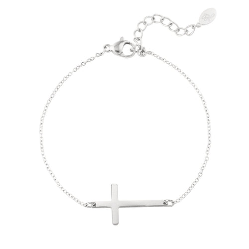 Armband kruis - Zilver armbanden