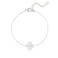 Armband Dubbele Klaver Zilver armband