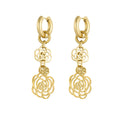 Oorbellen Rose Darling - Goud oorbellen
