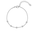 Armband cute hearts - Zilver armband