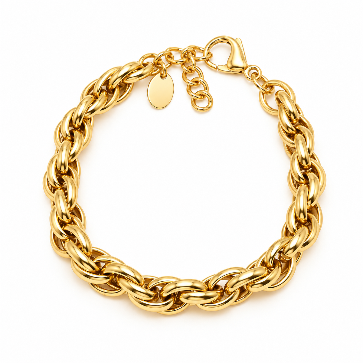 Schakelarmband Statement - Goud Armband
