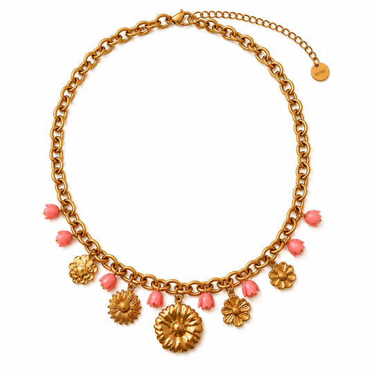 Bedel Ketting Tulpen & Bloemen Ketting
