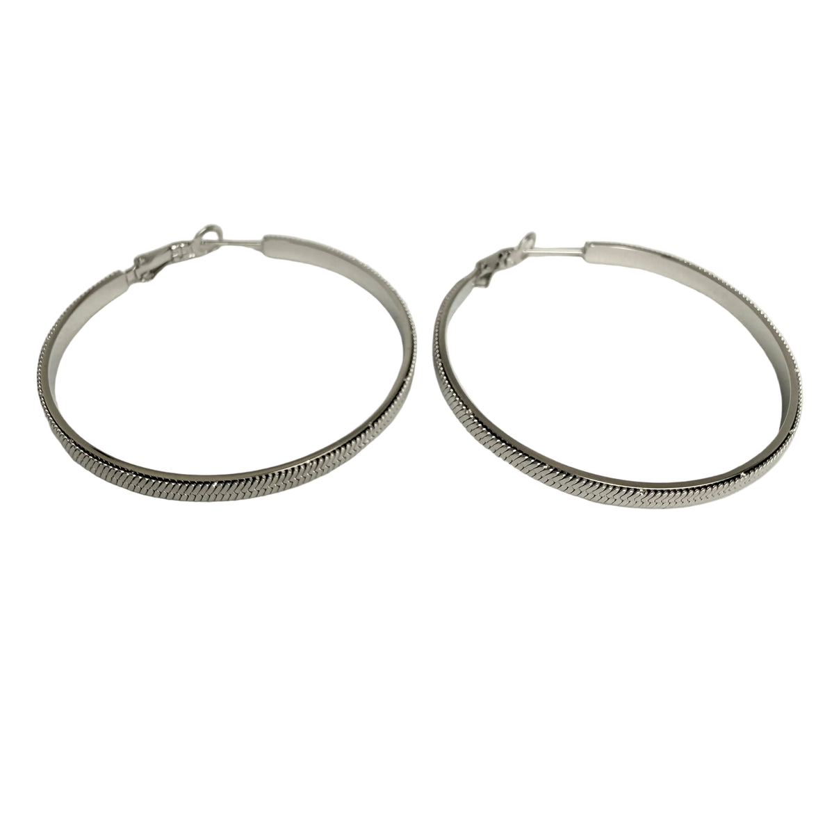 Oorbellen Printed Hoops Oorbellen