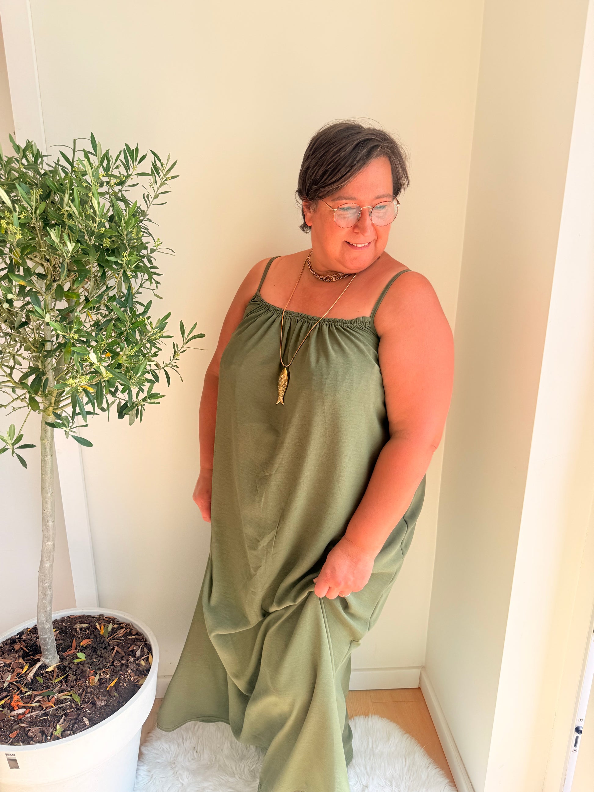 Maxi Dress Spaghettibandjes | One Size 36-50 Jurken