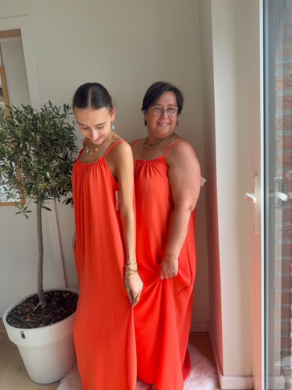 Maxi Dress Spaghettibandjes | One Size 36-50 Jurken