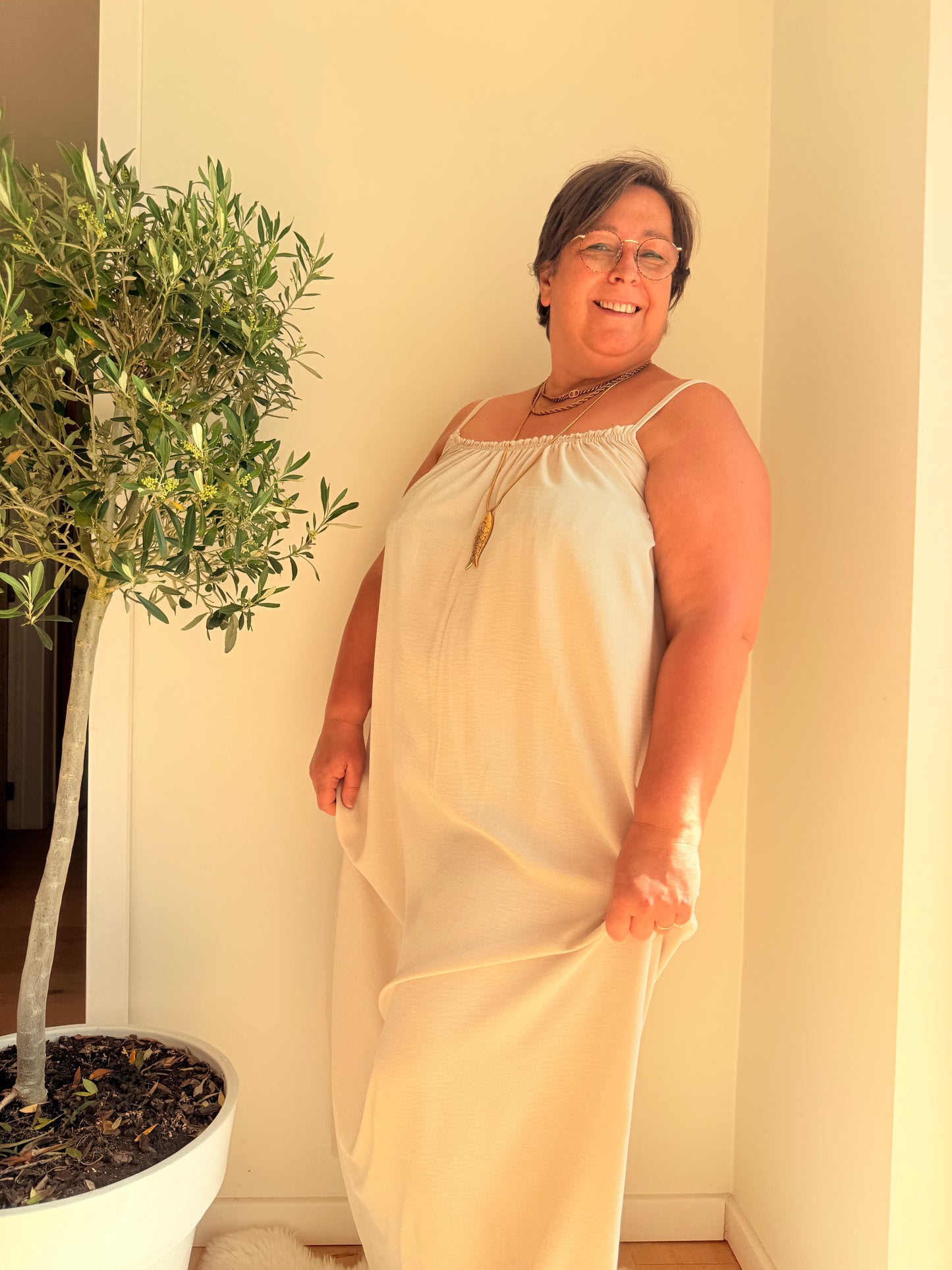 Maxi Dress Spaghettibandjes | One Size 36-50 Jurken