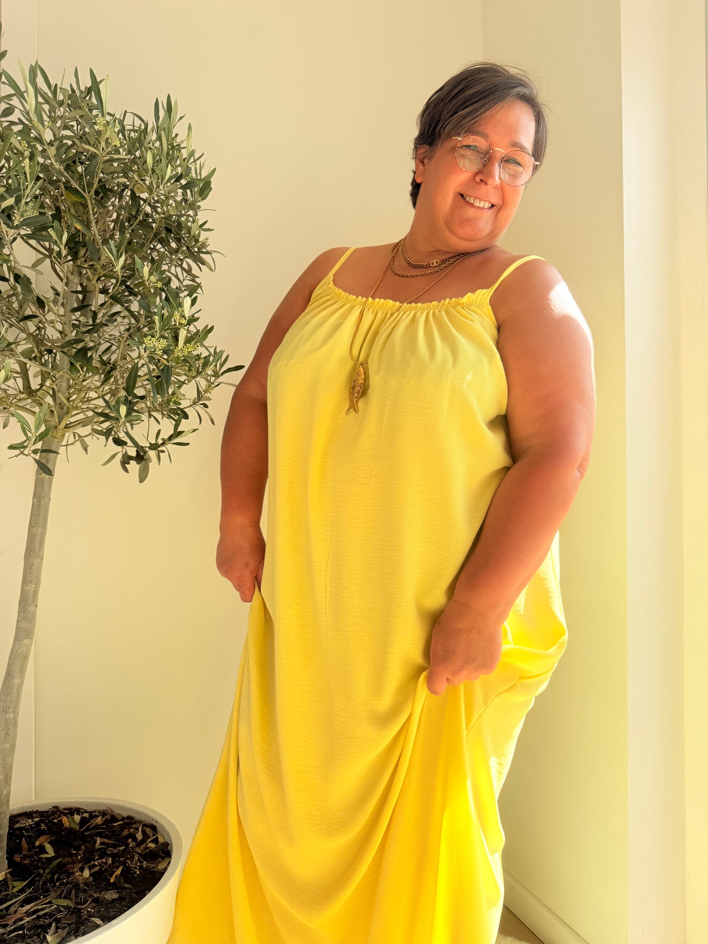 Maxi Dress Spaghettibandjes | One Size 36-50 Jurken