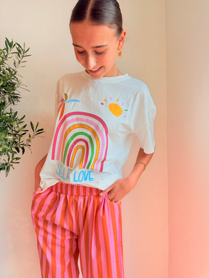 Self Love Embroidered T-shirt T-shirt